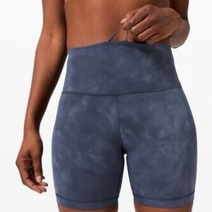 LULULEMON WUNDER TRAIN High-Rise Short 6” in Diamond Dye Naval Blue